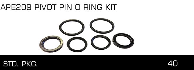 APE209 PIVOT PIN O RING KIT